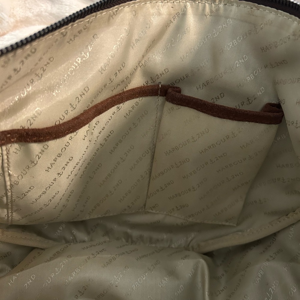 Brown Suede Crossbody Bag - Picture 9 of 12